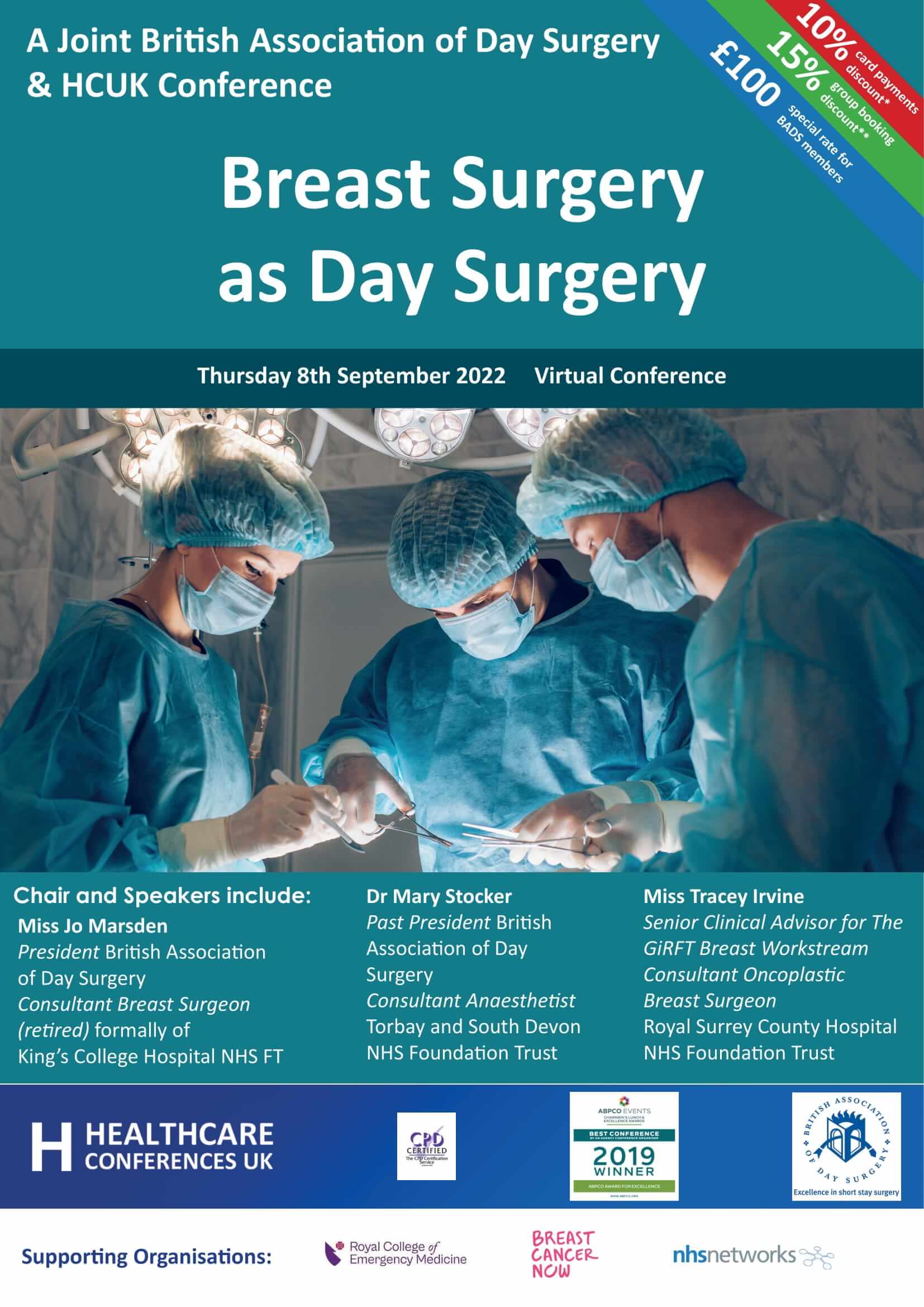 Breast Surgery as Day Surgery