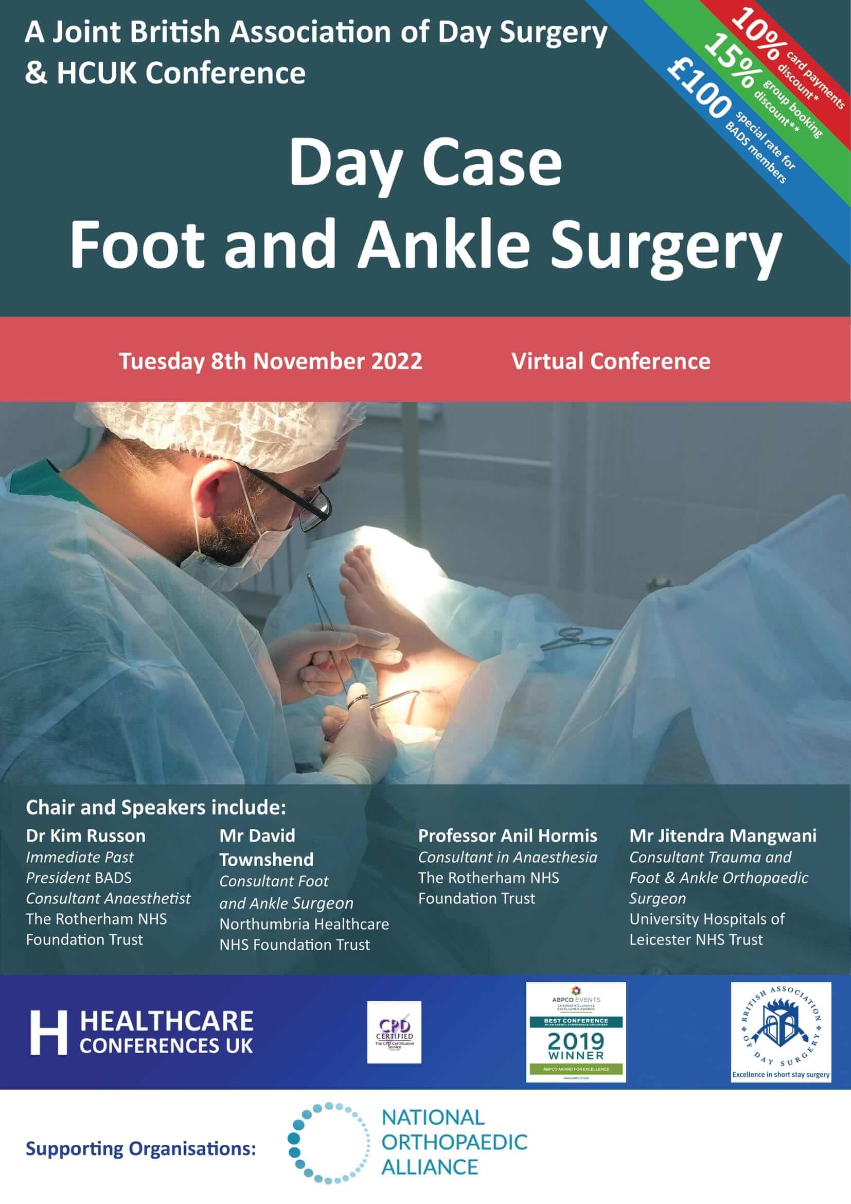 Day Case Foot and Ankle Surgery